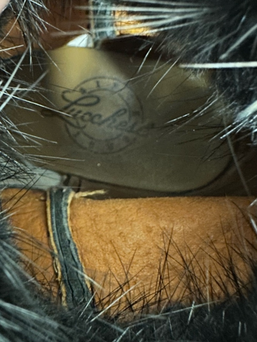 Lucchese Boots Exotic Fur Canty Western Heel Women’s Size 9.5 - Picture 8 of 13